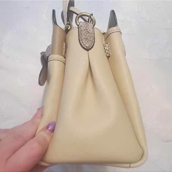 RETAIL Coach Exotic Python Tate Carryall 29 with Snakeskin - Picture 9 of 16